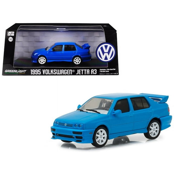 1995 Volkswagen Jetta A3 Blue 1/43 Diecast Model Car by Greenlight