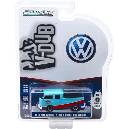 Greenlight Club V-Dub Series 9 - 1976 Volkswagen Type 2 Double CAB Pick UP - STP