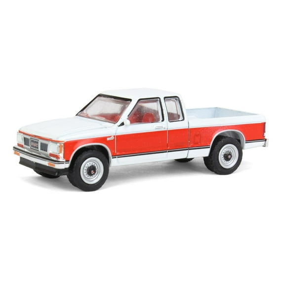 Greenlight Collectibles 1/64 1984 GMC S-15 Sierra Classic 4x4, Apple Red & Frost, All-Terrain Series 14, 35250-B