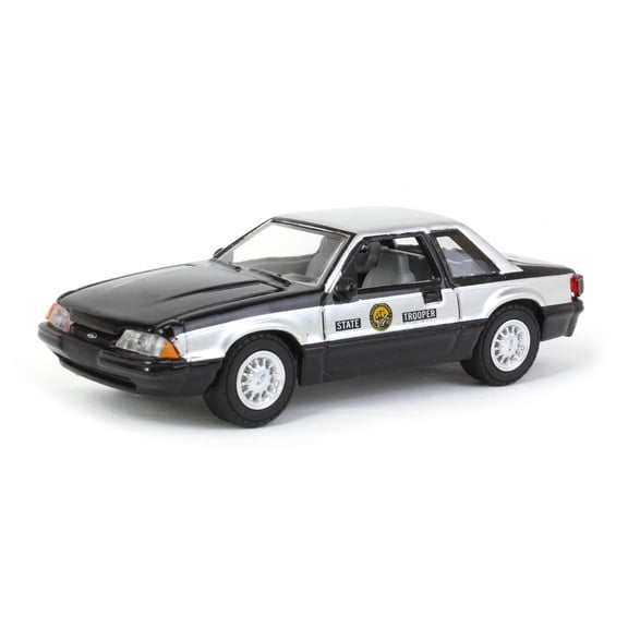 Greenlight Collectibles 1/64 1993 Ford Mustang SSP North Carolina Highway Patrol Car ACME Exclusive GL51495