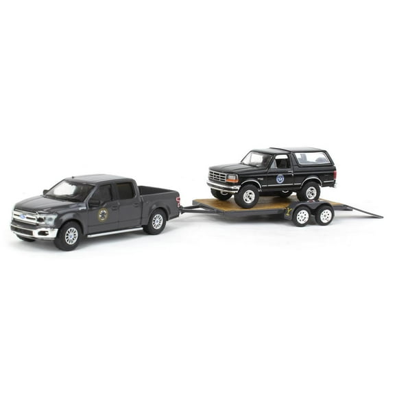 1/64 Ford F-150 & Bronco Trailer Montana Livestock Assoc. Hitch & Tow 11 31150-C