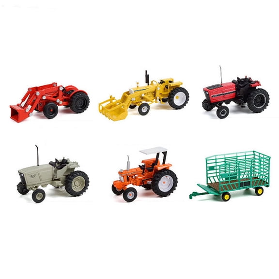 Greenlight Collectibles 1/64 Down on the Farm series 6, Six Vehicle SEALED Set, Greenlight Collectibles 48060-SET
