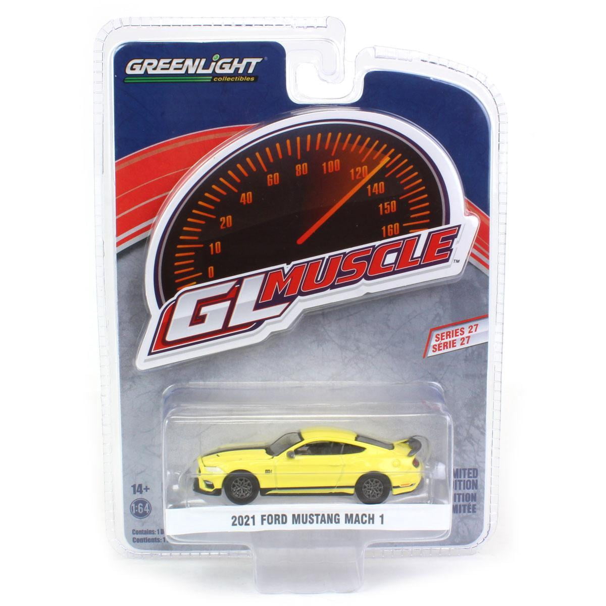 Greenlight Collectibles 1/64 Grabber Yellow 2021 Ford Mustang Mach 1 Muscle  Series 27 13320-F - Walmart.com