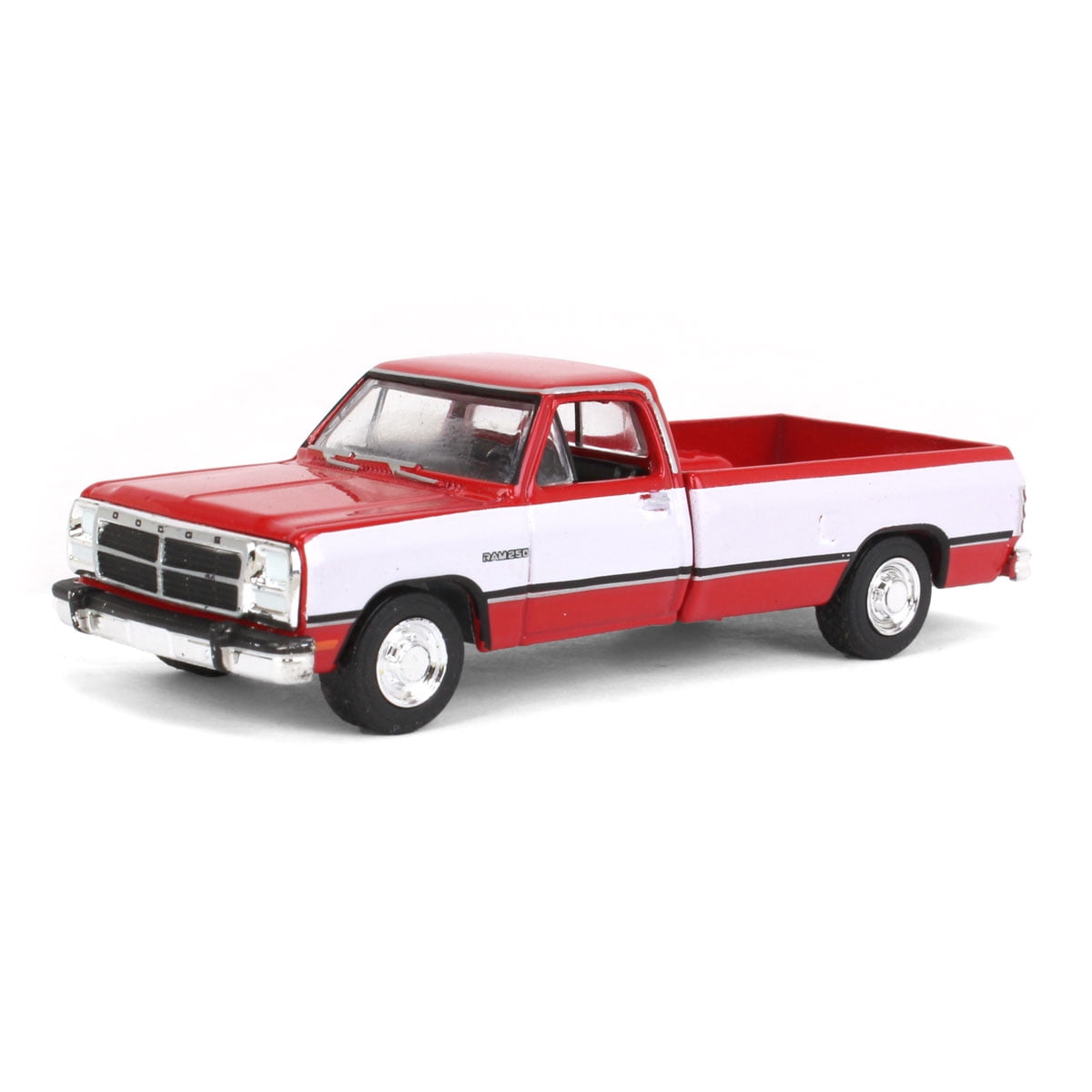 Greenlight Collectibles 1/64 Red & White 1992 Dodge Ram 1st