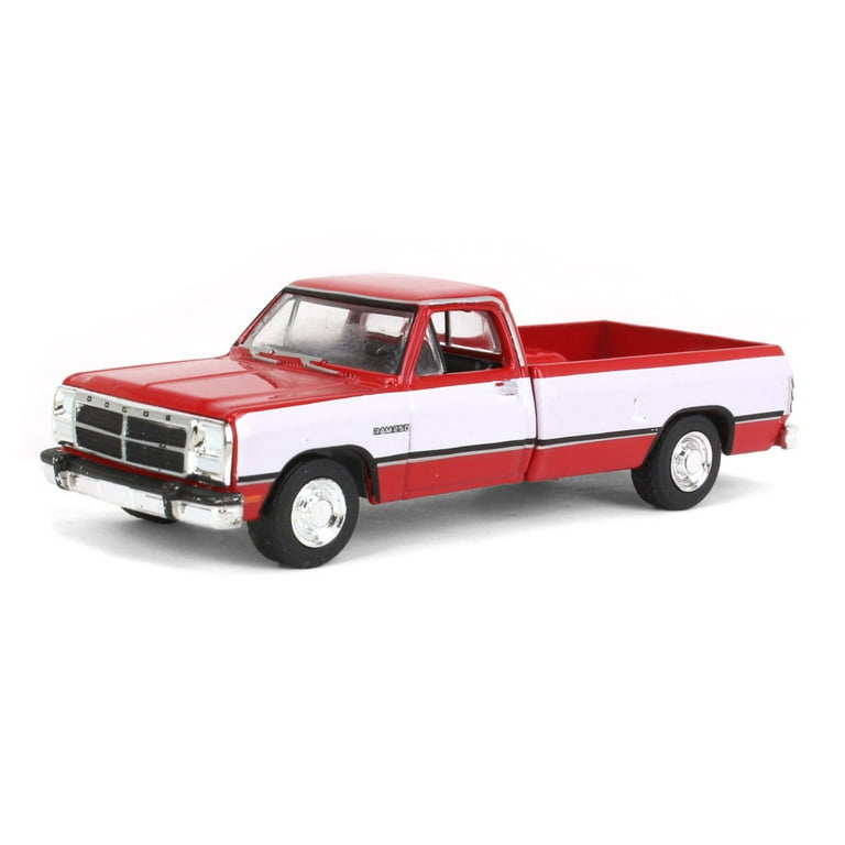 Greenlight Collectibles 1/64 Red & White 1992 Dodge Ram 1st