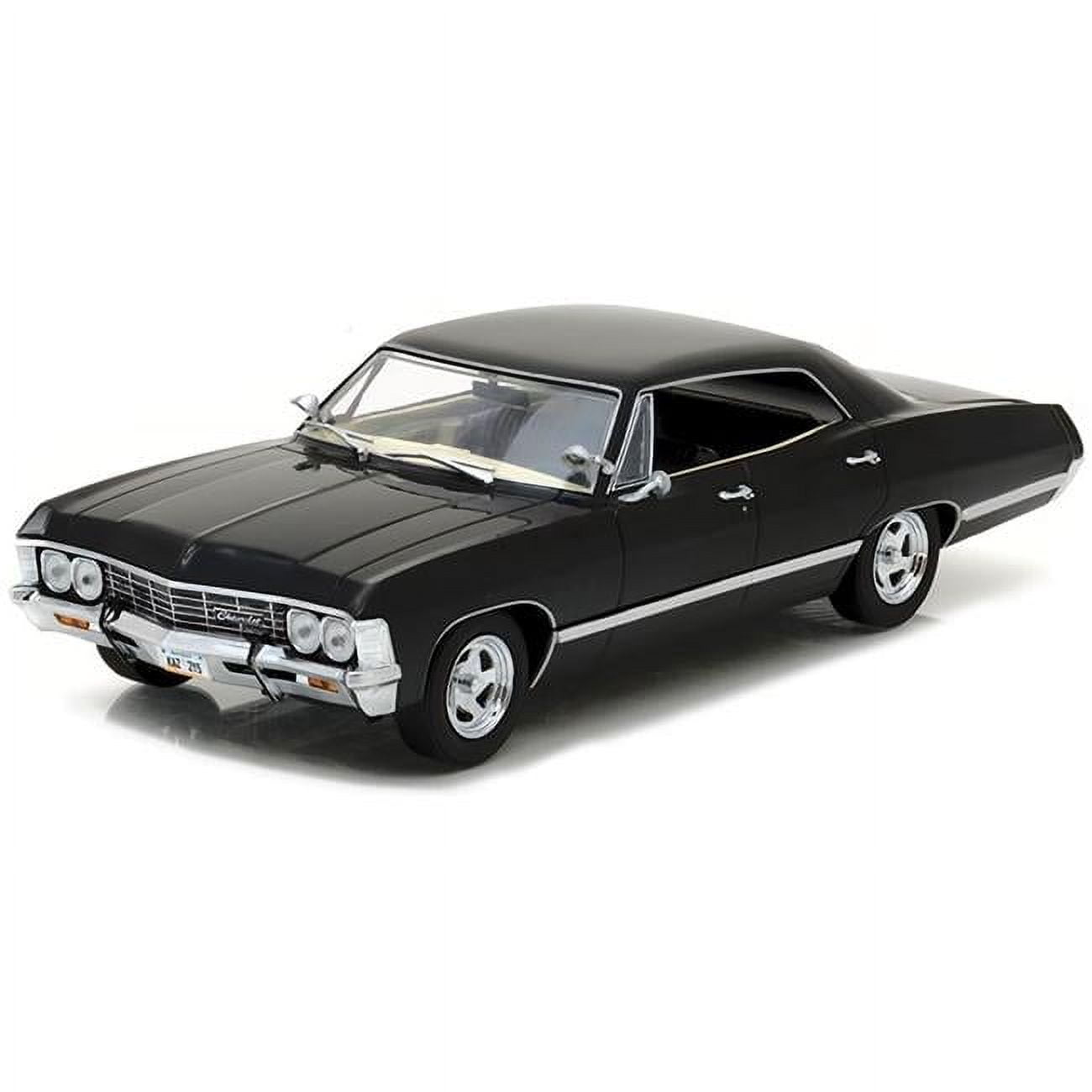 1967 Chevrolet Impala Sport Sedan Tuxedo Black 1/24 Diecast Model Car
