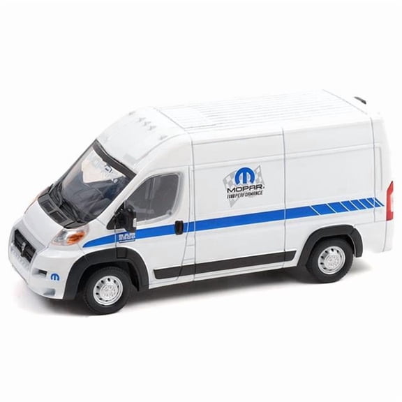 Greenlight GRE86195 1-43 Scale Mopar Performance Dragmaster 2018 Ram ProMaster 2500 High Roof Cargo Model Van