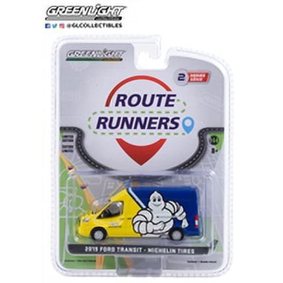 Greenlight Route Runners Series 2 - 2019 Ford Transit - Michelin Tires