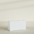 thumbnail image 1 of Greenline Fiberglass Alice Rectangle Planter - Indoor/Outdoor Extra Large Fiberglass Lightweight Planter - 60" x 16" x 32" (Gloss White), 1 of 7