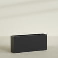 thumbnail image 1 of Greenline Fiberglass Alice Rectangle Planter - Indoor/Outdoor Extra Large Fiberglass Lightweight Planter - 72" x 16" x 32" (Matte Black), 1 of 7