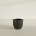 thumbnail image 1 of Greenline Fiberglass Lucy Large Indoor/Outdoor Round Planter - 27" x 27" x 24" (Matte Charcoal), 1 of 7