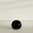 thumbnail image 1 of Greenline Nala Globe Planter - Indoor/Outdoor Large Fiberglass Lightweight Planter - 24" x 24" x 19" (Gloss Black), 1 of 7