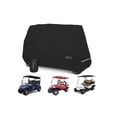 thumbnail image 1 of Greenline Golf Cart Cover 2 Passenger  Marine Grade Fabric, Made in North America, Water Resistant with Rear Zipper - Universal Fit Golf Cart Cover for All Models-Fits up to 90"L x 48"W x 62"H, 1 of 6