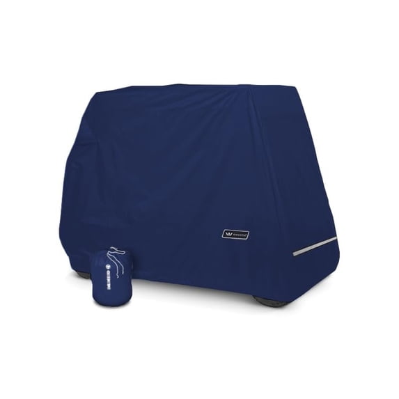 Greenline Golf Cart Cover 2 Passenger Marine Grade Fabric, Made in North America, Water Resistant with Rear Zipper - Universal Fit Golf Cart Cover for All Models-Fits up to 90"L x 48"W x 62"H