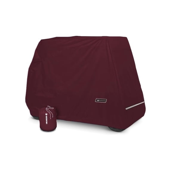Greenline Golf Cart Cover 4 Passenger Marine Grade Fabric, Made in North America, Water Resistant with Rear Zipper - Universal Fit Golf Cart Cover for All Models-Fits up to 106"L x 48"W x 62"H