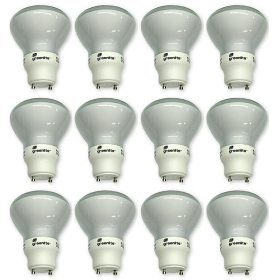 Greenlite Lighting 15W/ELR30-GU/41K 15-Watt GU24 R30 CFL Spiral Bulbd (Pack of 12), Cool White, 2700 Kelvin CT, Last Up to 10000 Hours