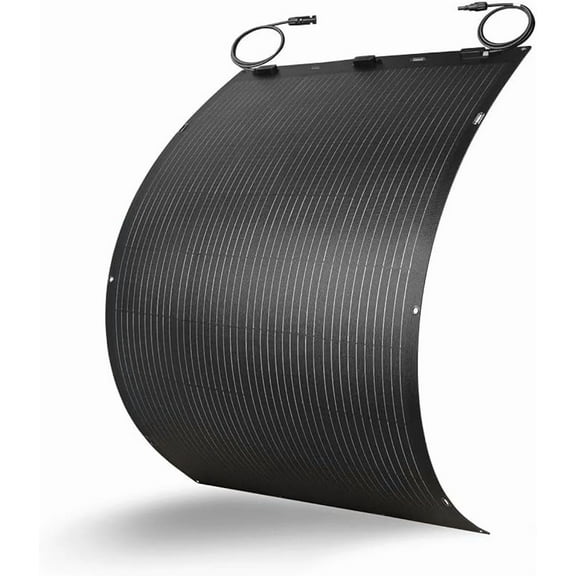 Greenmagic 200W 20V Flexible Solar Panel Ultra Thin Ultra Lightweight Off-Grid Charger for Marine RV Cabin Van Car Uneven Surfaces