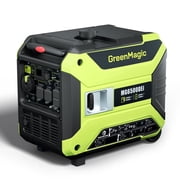 Greenmagic Dual Fuel Generator 5300W Rated/6500W Peak Gas- Quiet gasoline Propane Generators Clean Sine Wave Power Capable for Camping Home Backup Use RV Outdoor