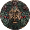 thumbnail image 1 of Greenman Plaque Winter Collectible Figurine, 1 of 2