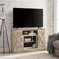 thumbnail image 1 of Greenpod Farmhouse TV Stand with for TVs up to 50″ , Antique TV Console Table Entertainment Center for Living Room, Ashland Pine, 1 of 12