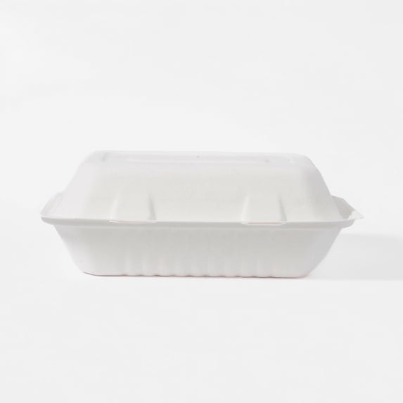 Greenprint® Fiberware® 9x6" Single Compartment Clamshell. 250 ct