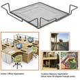 thumbnail image 1 of Windcarnival Iron Square Triangle Office Cubicle Corner Shelf Storage Rack Sundries Organizer, 1 of 13