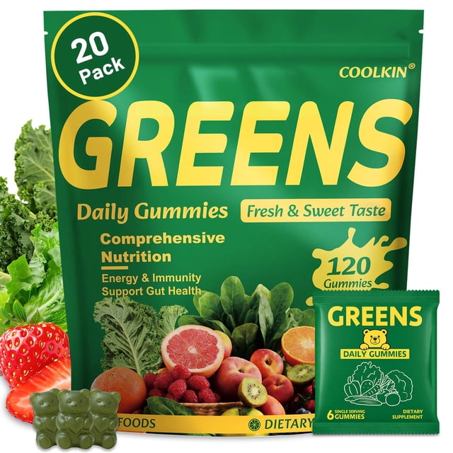 Greens Daily Gummies - Super Greens Multivitamin Superfood Gummies ...