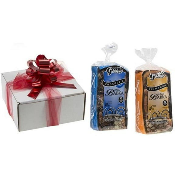 Greens Happy Holiday Double Babka Holiday Gift Basket