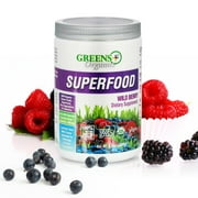 Greens Plus - Organic Superfood Powder Wild Berry - 8.46 oz.