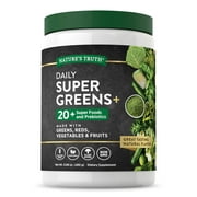 Greens Powder 9.88 oz | 20 + Raw Superfoods, Prebiotics and Antioxidants | Vegetarian, Non-GMO, Gluten Free Supplement | by Nature's Truth
