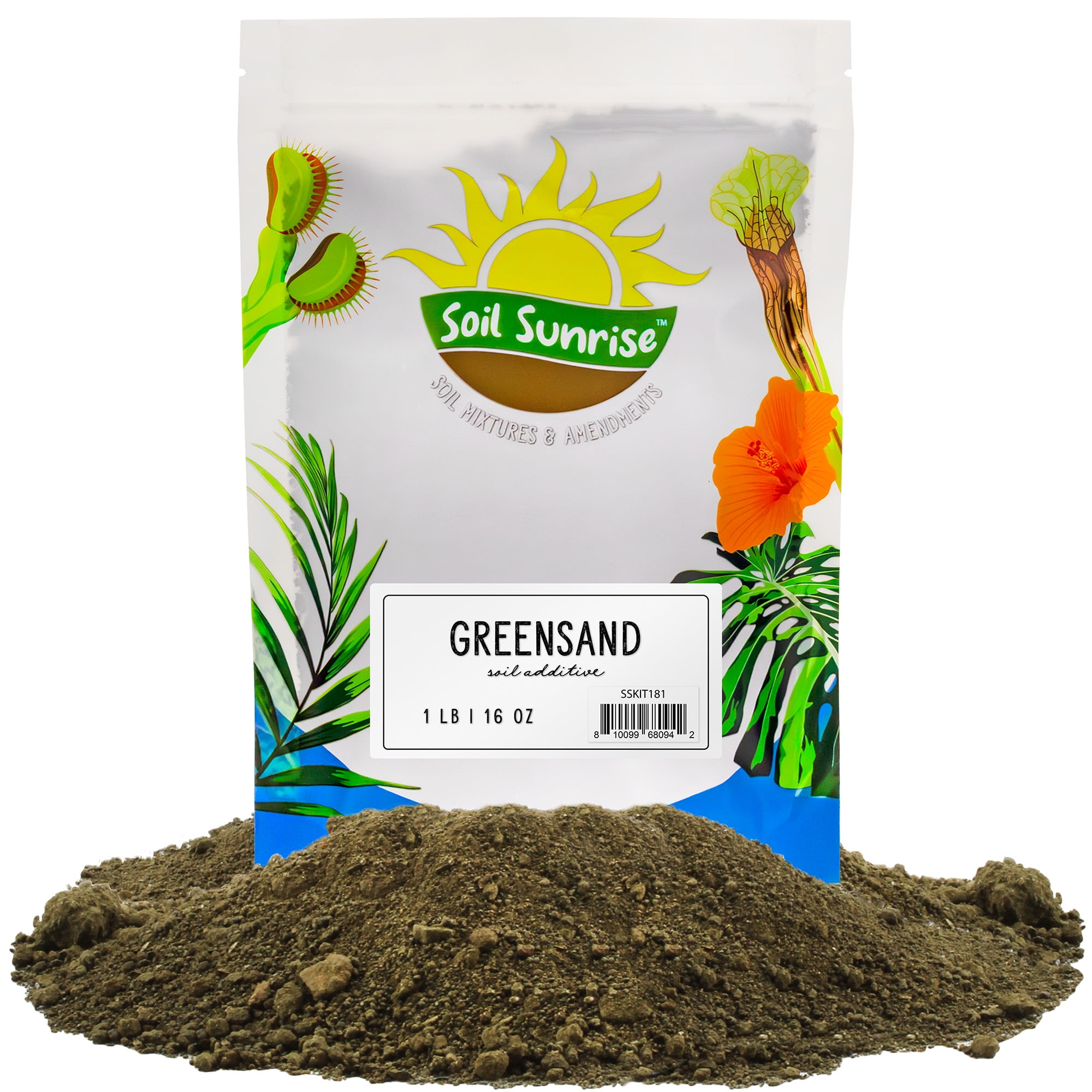 Greensand Soil Additive (1 Pound); Special Container Gardening Additive