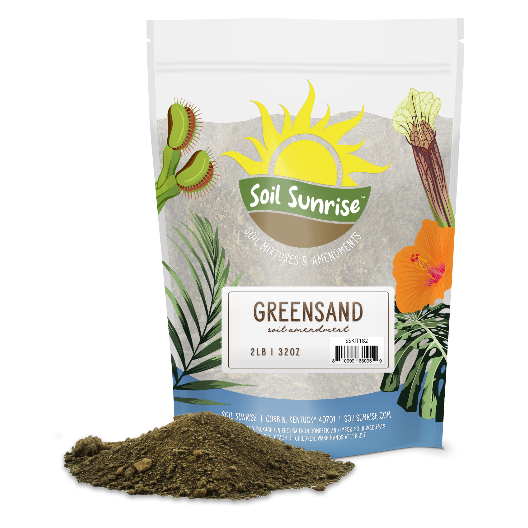 Greensand Soil Amendment (2 Pounds); Special Container Gardening