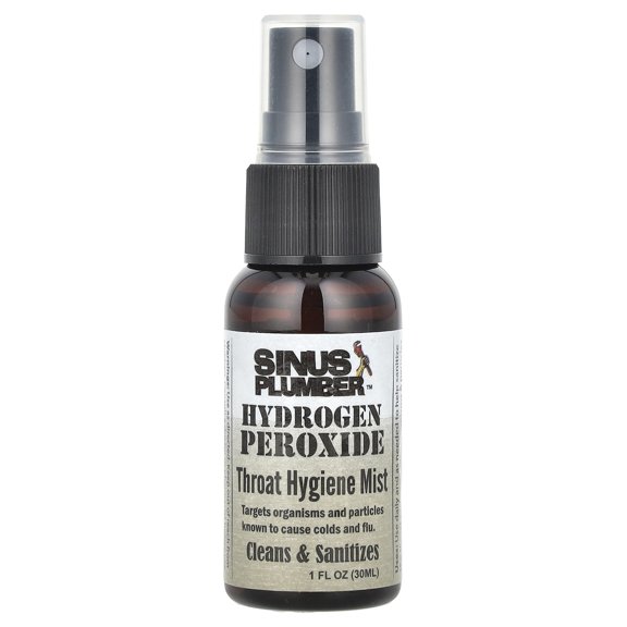 Greensations Hydrogen Peroxide, Throat Hygiene Mist, 1 fl oz (30 ml)