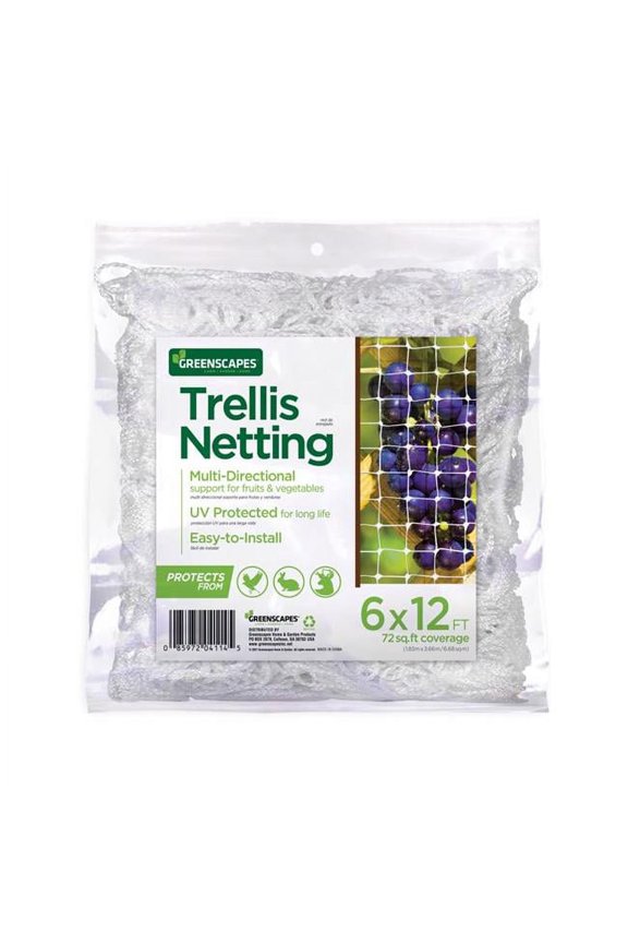 7024657 12 x 6 ft. Trellis Netting, White
