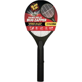 Greenscapes Home & Garden Black Flag Handheld Racket-Style Bug Zapper - Pack of 6