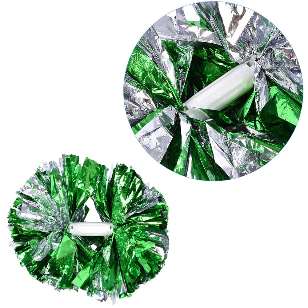 Pompons Cheerleader Rouge Et Or - Environ 29 Cm, En Plastique, Pour Danse Ou Fête