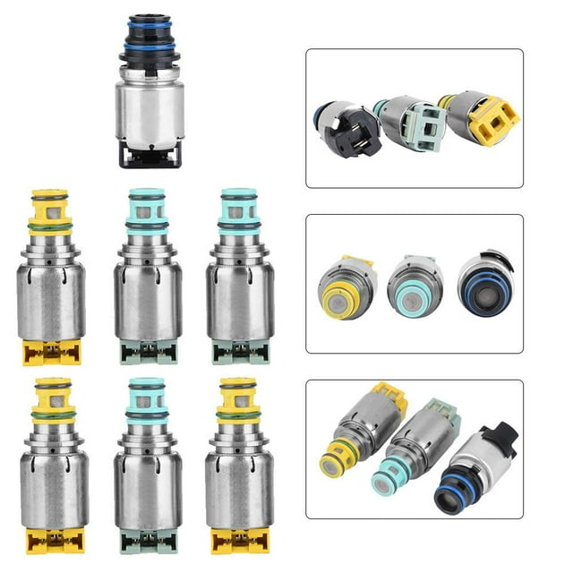 Greensen 7Pcs Transmission Solenoid Set for Chevy Cruze Malibu 6T45E