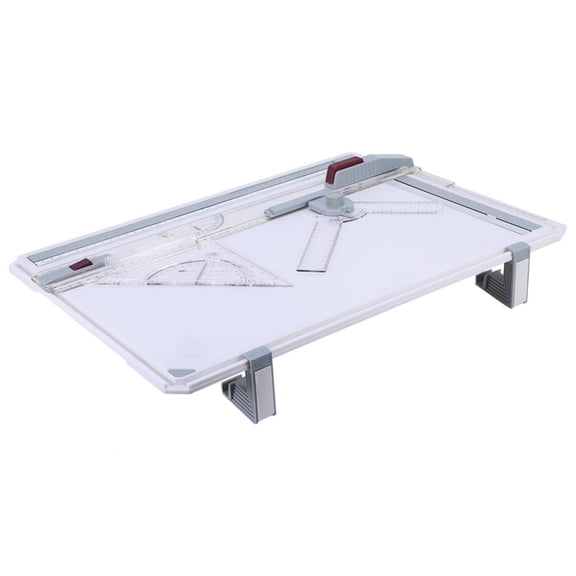 Greensen Adjustable A3 Drawing Board,Pro A3 Drawing Board Table With Clear Rule Parallel Motion and Adjustable Angle