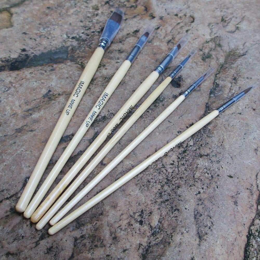 Greensen Body Paint Brush Set, Cosmetic Paint Brushes,6Pcs/Set IMAGIC