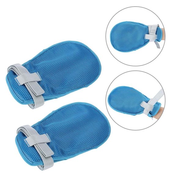 Greensen Hand Fixed Gloves, Finger Control Mitts,2Pcs Restraint Gloves Finger Control Mitts Hand  Protectors Finger Hand Fixed Gloves
