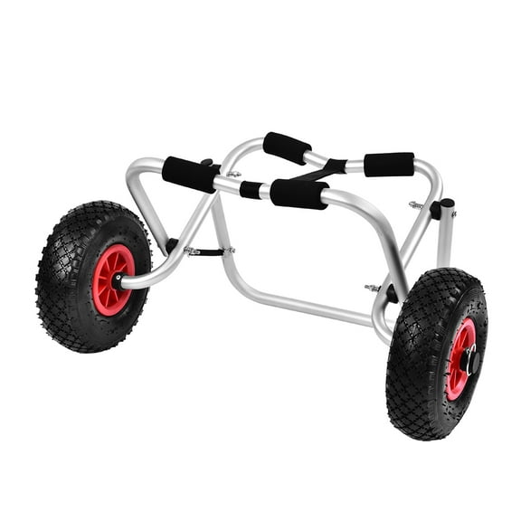 Greensen Kayak Transport, Kayak Accessory,Aluminium Alloy Kayak Canoe Wheel Dolly Boat Carrier Trolley Cart Transport