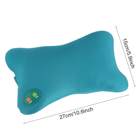 Greensen Massage Pillow Electric Soft Pillow Vibration Neck Back Home Car Kneading Massager , Car Massage Pillow, Soft Massage Pillow