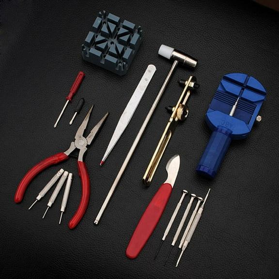 Greensen Watchmaker Kit,16pcs Watch Repair Tool Watchmaker Kit For Changing Watchband & Replacing Battery , Watchband Repair Tool