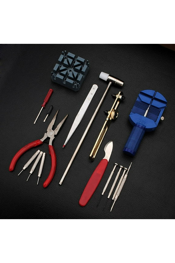 Greensen Watchmaker Kit,16pcs Watch Repair Tool Watchmaker Kit For Changing Watchband & Replacing Battery , Watchband Repair Tool