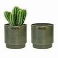 thumbnail image 1 of Greenship S-16G12O-2 5 in. Indoor Planter Pot - Olive, Pack of 2, 1 of 4