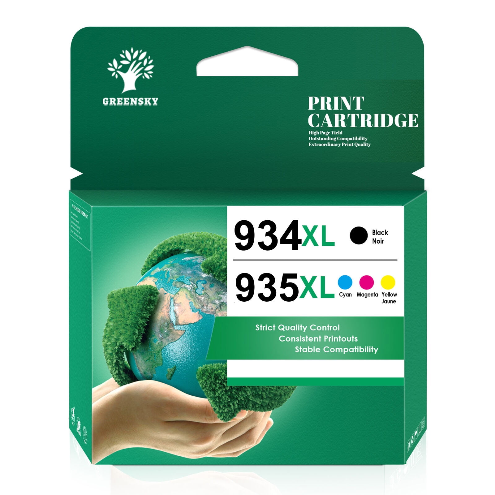 Greensky 934XL Ink Replacement for HP 934 XL 935 XL Ink Cartridge Work