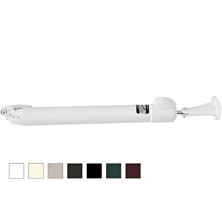 Greenstar Touch n Hold Smooth Door Closer Single Kit White