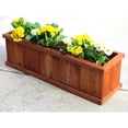 thumbnail image 1 of Greenstone Robusto Rectangular Cedar Planter, 1 of 2