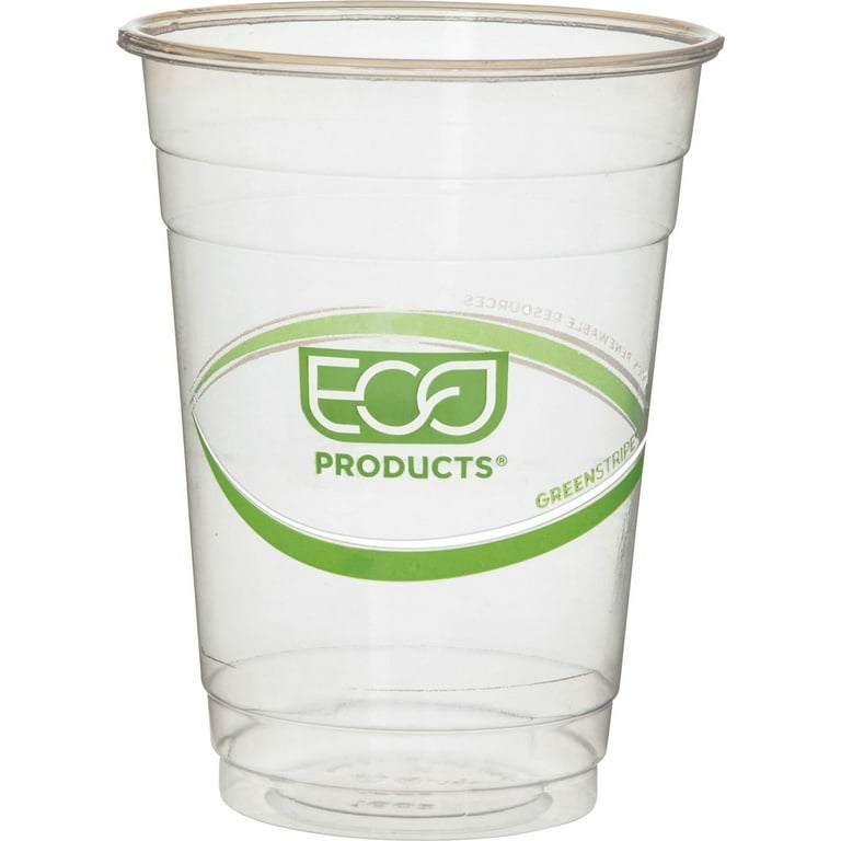 GreenStripe Renewable and Compostable Cold Cups Convenience Pack, Clear, 16 oz, 50/Pack GreenStripe Renewable and Compostable Cold Cups Convenience Pack, Clear, 16 oz, 50/Pack