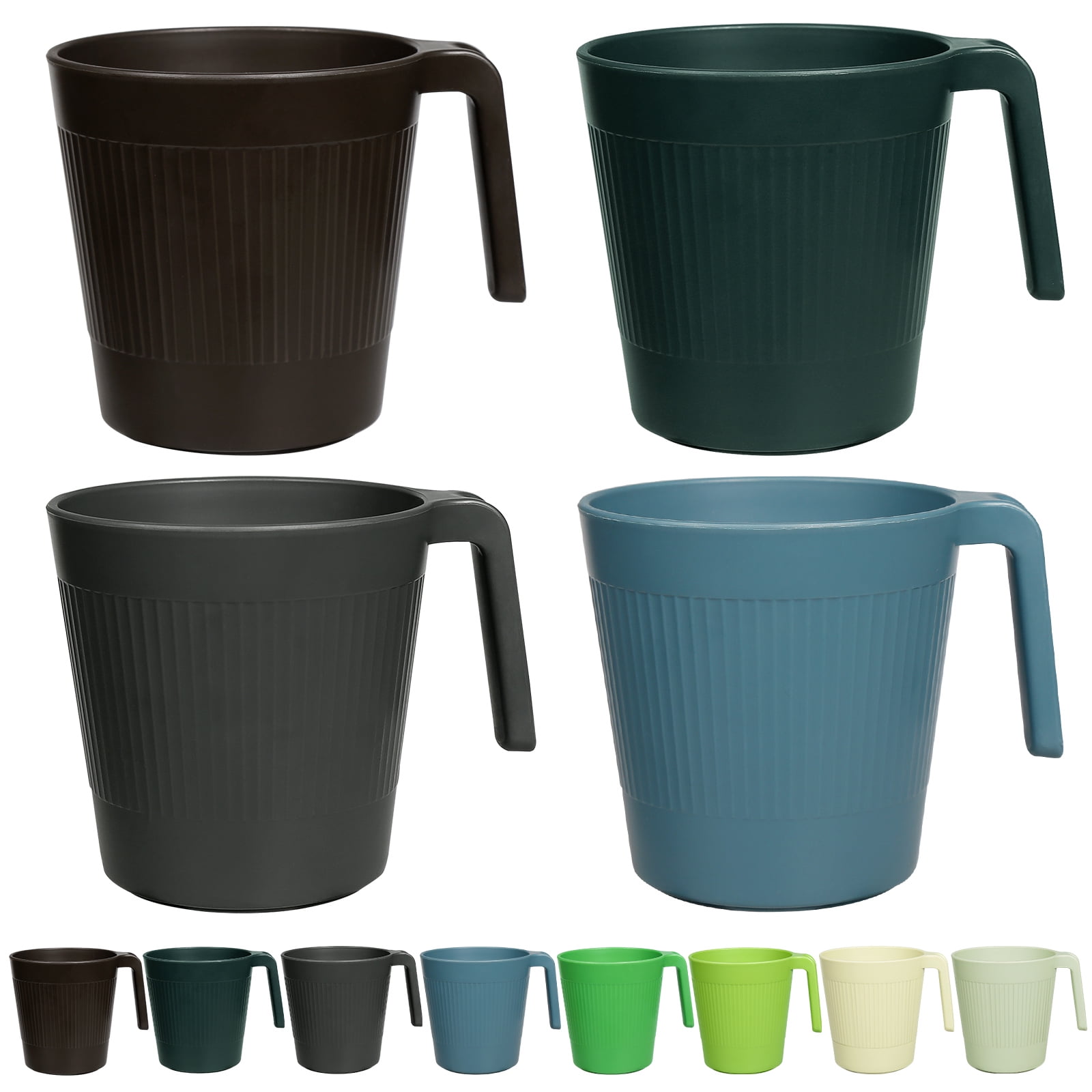 9 oz coffee lightweight mugs For Your Special Morning Coffee Ritual, Tall Narrow Pottery Mug, 10 fl oz –  Mad About Pottery main image 0